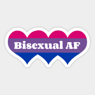 Bisexual AF Sticker